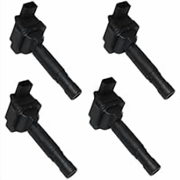 Set of 4 Ignition Coils Replacement for Select Compact Sedans and Wagons, Restores Engine Spark Performance, Fits Gasoline Engine Models, Replaces Part No. 0040100053