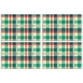 thumbnail image 1 of Set of 4 Italian Checkered Placemats Machine Washable Durable Linen Table Mats Heat Resistant Wrinkle Free Tuscan Plaid Place Mats for Dining Table Kitchen, 1 of 6