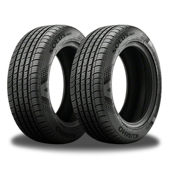 Set of 4 Kumho Solus TA71 245/45ZR19 102W All Season Performance Tires 60K mi Warranty 2169893 / 245/45/19 / 2454519 Fits: 2010-14 Ford Mustang GT, 2014-16 Chevrolet Impala LTZ
