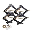 thumbnail image 1 of Set 4 LIBRA Premium 24" 6,000 lb RV Trailer Stabilizer Leveling Scissor Jacks w/Dual Power Drill Sockets & Mounting Hardware Kit, 1 of 7
