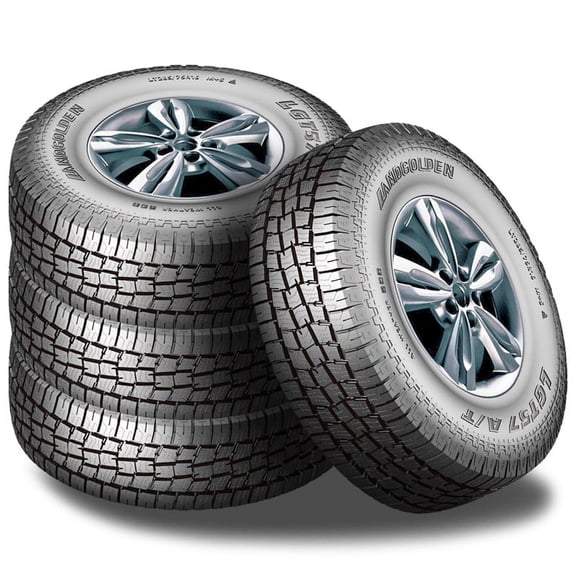 Set of 4 Landgolden LGT57 275/65R18 123S 10PR / Load E All-Terrain Truck SUV Tires 841623119485 / 275/65/18 / 2756518 Fits: 2019-23 Chevrolet Silverado 1500 LT Trail Boss, 2004-08 Ford F-150 FX4