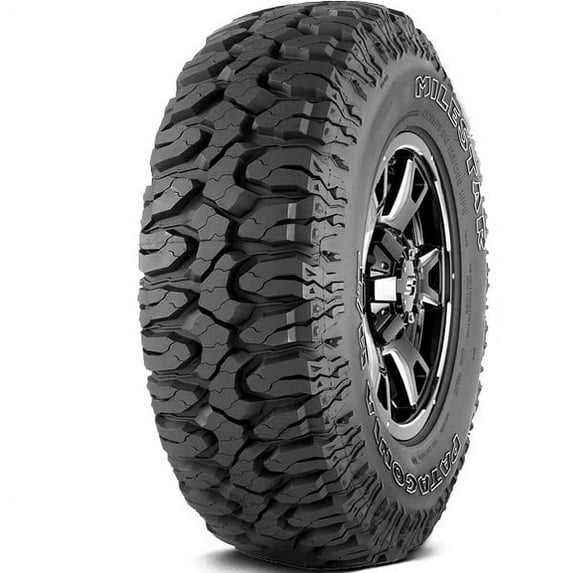 Set of 4 Milestar Patagonia M/T 275/65R18 123/120Q E/10-PLY M+S Truck Mud Terrain Tires 22772501 / 275/65/18 / 2756518 Fits: 2019-23 Chevrolet Silverado 1500 LT Trail Boss, 2019-21 GMC Sierra 1500 AT4