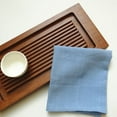 thumbnail image 1 of Set of 4 Napkins Cloth Washable, Soft, Durable, Absorbent, Cotton Blend. Table Dinner Napkins Cloth for Hotel, Lunch, Restaurant, Weddings, Events, Parties Sky Blue 16*12 inches, 1 of 12