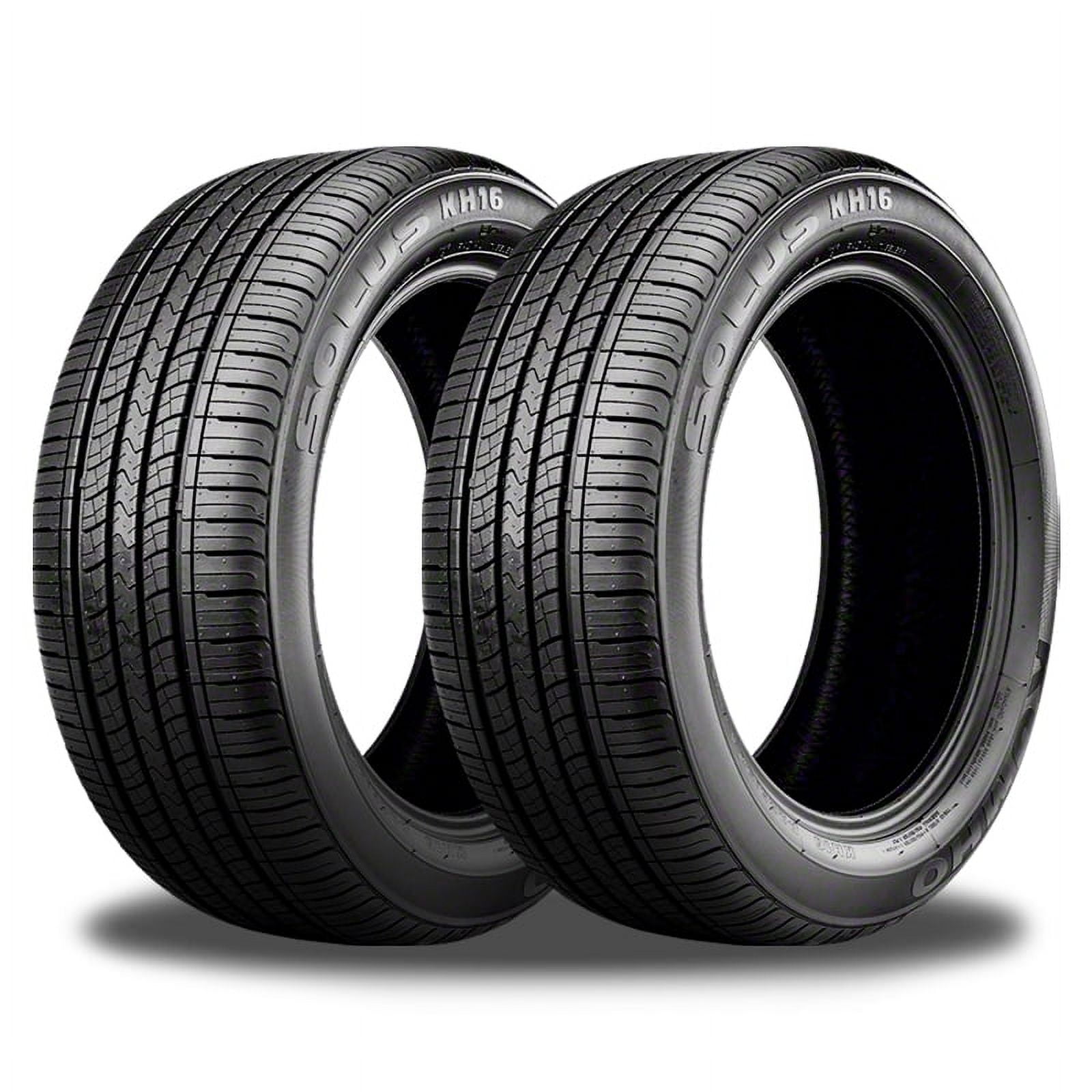 New Kumho Solus KH16 P225/55R19 100H All Season Grand Touring 60000 Mile Tires 2139333 / 225/55/19 / 2255519 Fits: 2020 Ford Escape Titanium Plug-In Hybrid, 2014-20 Dodge Journey Crossroad