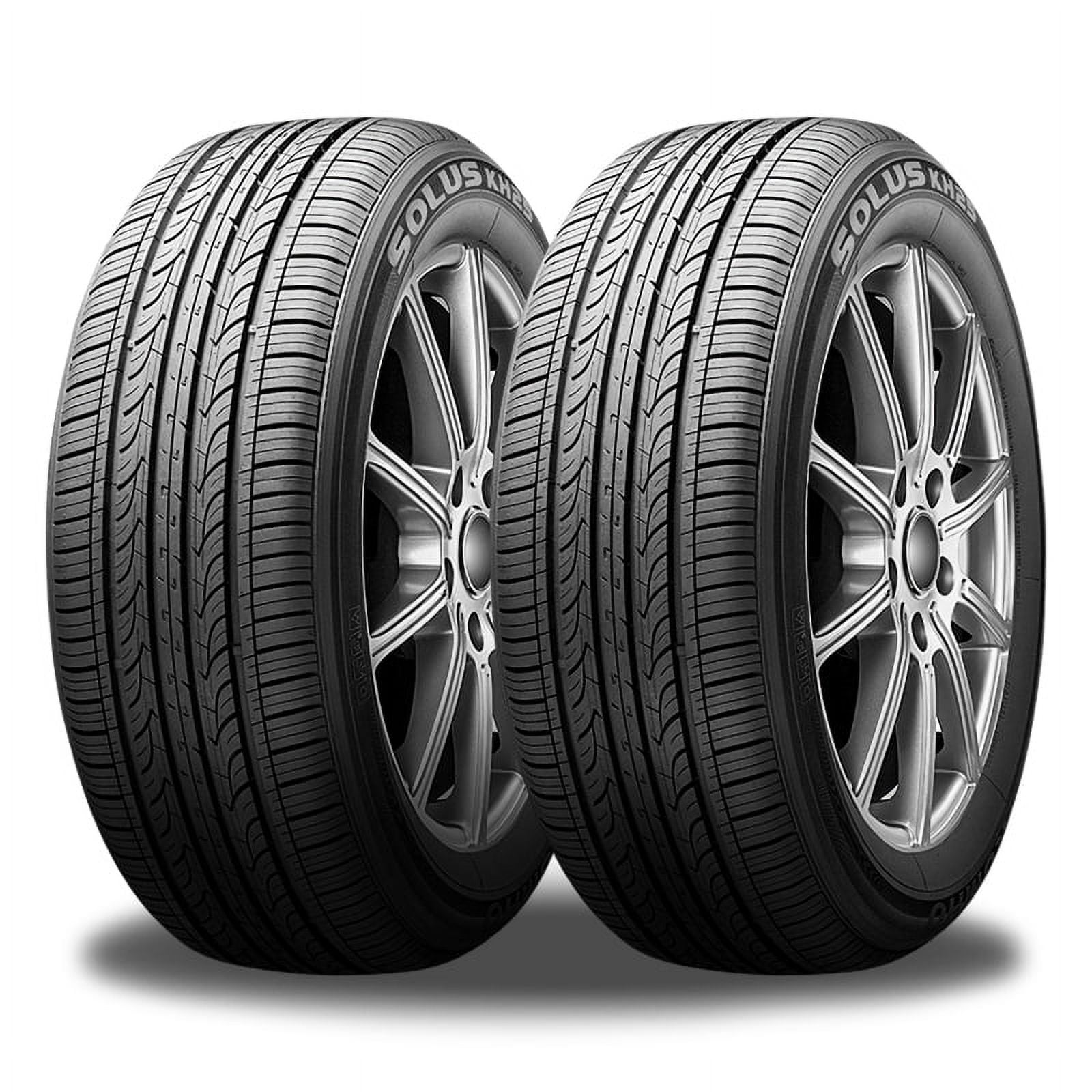 Set of 4 New Kumho Solus KH25 P195/50R16 83H All Season Performance Touring 480AA Tires 2141143 / 195/50/16 / 1955016 Fits: 2015-16 Hyundai Accent Sport, 2017 Hyundai Accent Value Edition