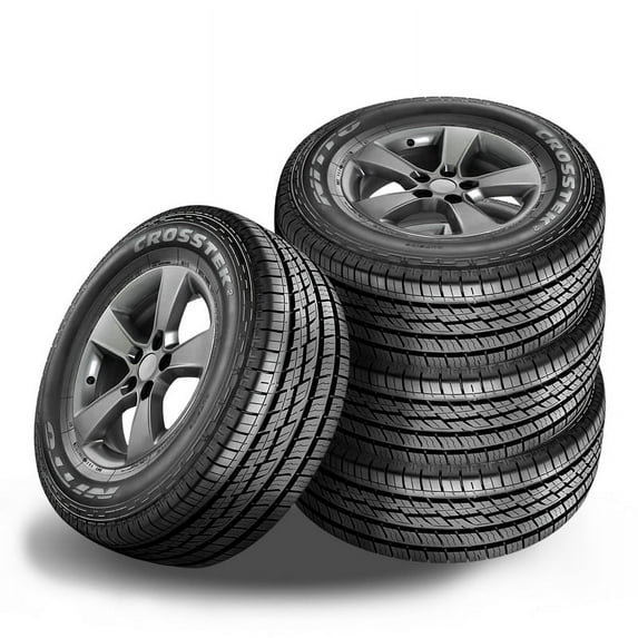 Set of 4 Nitto Crosstek 2 P225/75R16 106S XL Truck SUV All Season Tires 60k mi Warranty 452470 / 225/75/16 / 2257516 Fits: 2010-16 Jeep Wrangler Unlimited Sport, 2003-04 Jeep Grand Cherokee Laredo