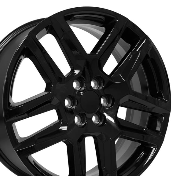 Set(4) OE Wheels CV58 20x8 Gloss Black Rims 6x120 50ET