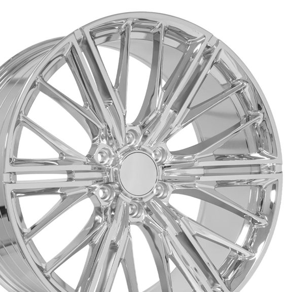 Set(4) OE Wheels CV72 22x9.5 Chrome Rims 6x139.7 +18ET