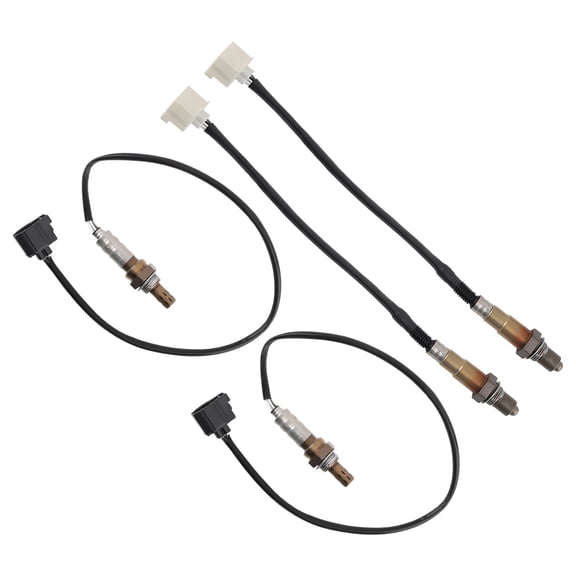 Set of 4 Oxygen Sensor for Chrysler 300 2.7L 3.5L 3.6L 5.7L 6.1L 6.4L 2005-2023, Upstream 234-4588 & Downstream 234-4881 Engine Exhaust Gas Monitoring Sensor Replacement