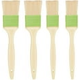 thumbnail image 1 of Set of 4 Pastry Brushes (1 Inch, 1 1/2 Inch) Basting Oil Brush to spread butter, oil, or egg wash on bread and pastries, or to apply sauces when grilling and barbecuing, 1 of 5