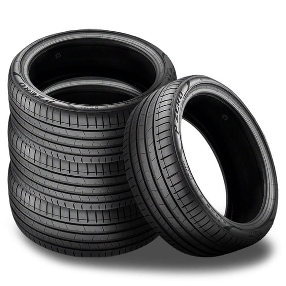 Set of 4 Pirelli P ZERO 245/35ZR19 93Y Ultra High Performance Summer Tires PZERO UHP P1833200 / 245/35/19 / 2453519 Fits: 2010-16 Mercedes-Benz E350 Base, 2018 Audi A4 Quattro Technik