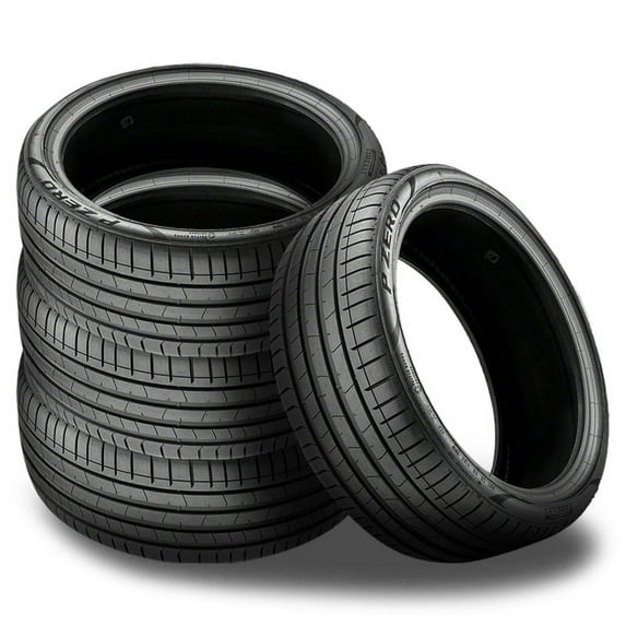 Set of 4 Pirelli P ZERO 255 35R20 97Y XL Ultra High Performance Summer Tires PZERO UHP P1997100 / 255/35/20 / 2553520 Fits: 2007-10 Mercedes-Benz S550 4Matic, 2017-18 Audi Q3 Technik