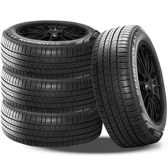 Set of 4 Pirelli Scorpion All Season Plus III 275/45R20 110V 70000 Mile Warranty Tires P3920500 / 275/45/20 / 2754520 Fits: 2019 BMW X5 xDrive40i, 2000-03 Ford F-150 Harley-Davidson Edition