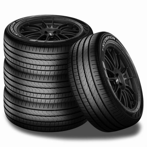 Set of 4 Pirelli Scorpion Verde 285/40R21 109Y Touring Performance SUV CUV Tires P2423000 / 285/40/21 / 2854021 Fits: 2017-23 Audi Q7 Technik, 2021 Porsche Cayenne GTS Coupe