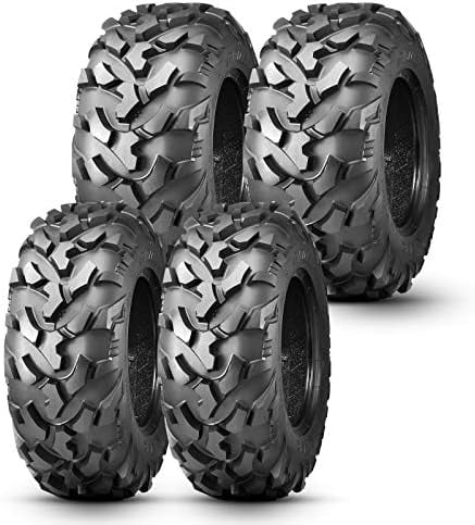 Pneu Quad Hakuba 25x10R12 (255/65R12) - 6PR, Indice J, Tubeless, Pour Terrains Durs Et Mixtes - 7