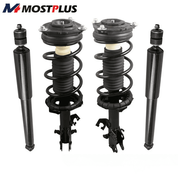 MOSTPLUS Set(4) Front & Rear Shock Absorbers Struts Assembly for 2007-2011 Nissan Versa