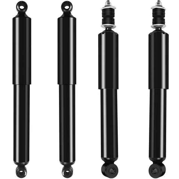 Set of 4 Shocks,ECCPP Shocks Absorbers for Nissan Fits 1998 1999 2000 2001 2002 for Nissan Frontier Front Rear Auto Shocks with 344427 37077 344429 37078 Gsa Shocks Black Shocks Amortiguadores