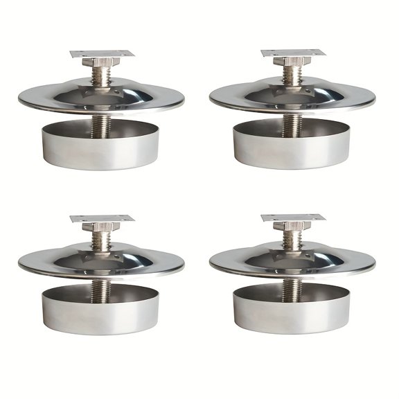 Set of 4 Stainless Steel Ant-Proof Hive Stands, Metal Hive Legs, Insect-Resistant And Moisture-Proof Hive Base Support, Essential for Beekeeping And a Great Aid for Beekeeping Enthusiasts