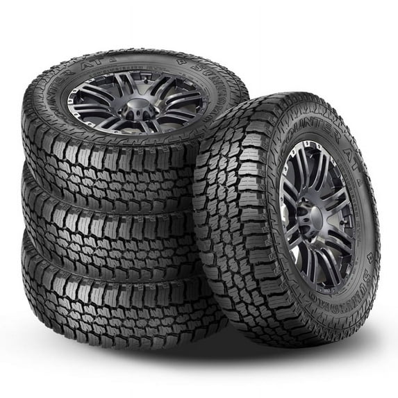 Set of 4 Sumitomo Encounter AT 275/65R18 123/120S 10PR All Terrain Tire 60K MI Warranty ATH74 / 275/65/18 / 2756518 Fits: 2019-23 Chevrolet Silverado 1500 LT Trail Boss, 2004-08 Ford F-150 FX4