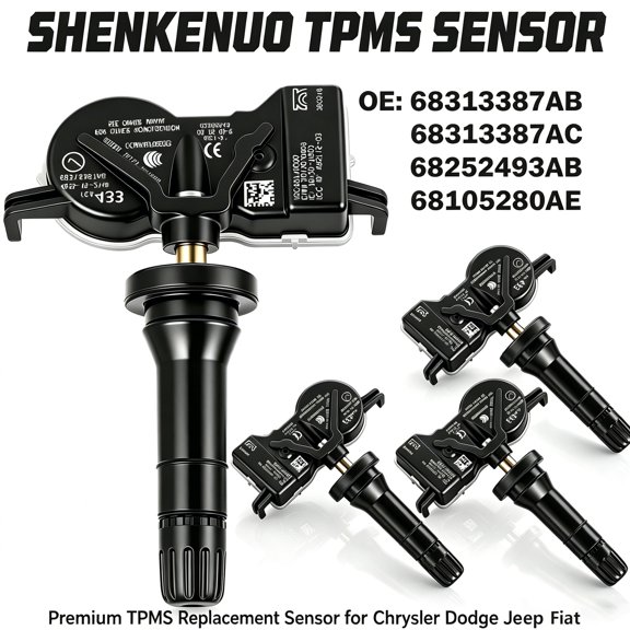 Set(4)Tire Pressure Monitoring Sensor For Chrysler 200 Dodge Dart 2013-16 433MHz