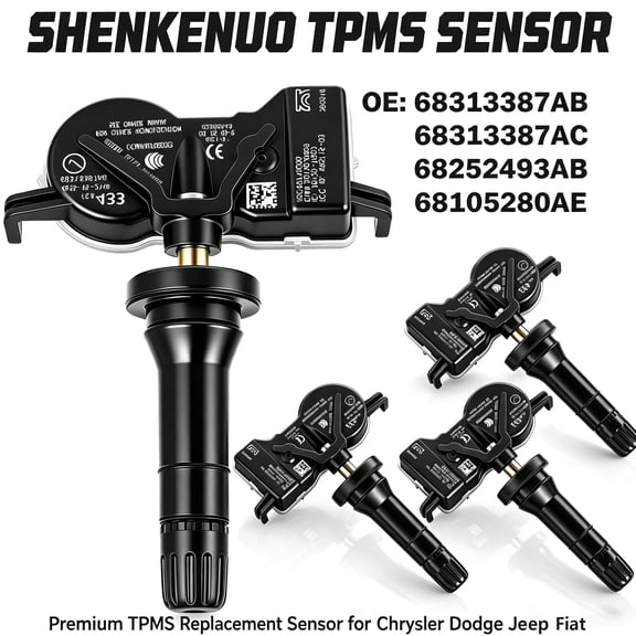 Set(4)Tire Pressure Monitoring Sensor For Chrysler 200 Dodge Dart 2013-16 433MHz