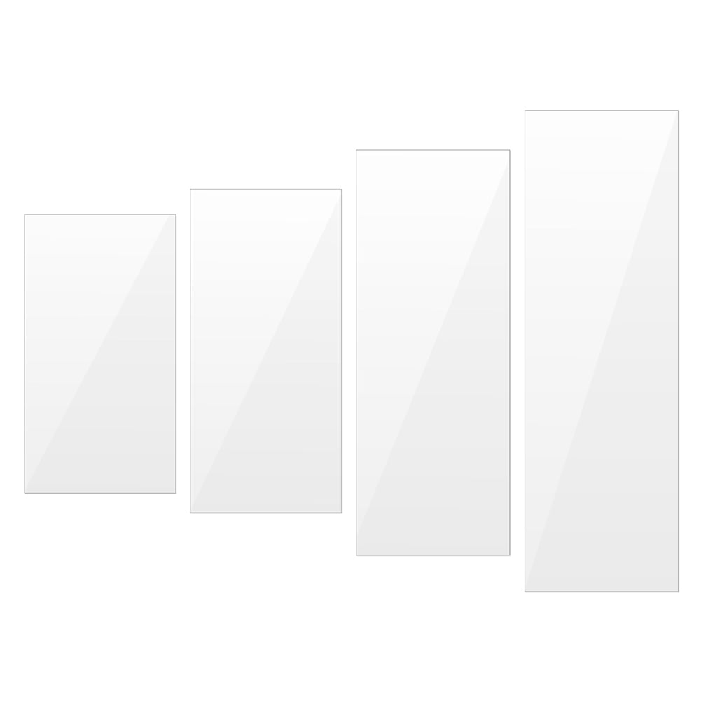 Set of 4 Transparent Acrylic Cake Cream Scraper Cake Making Tool ...