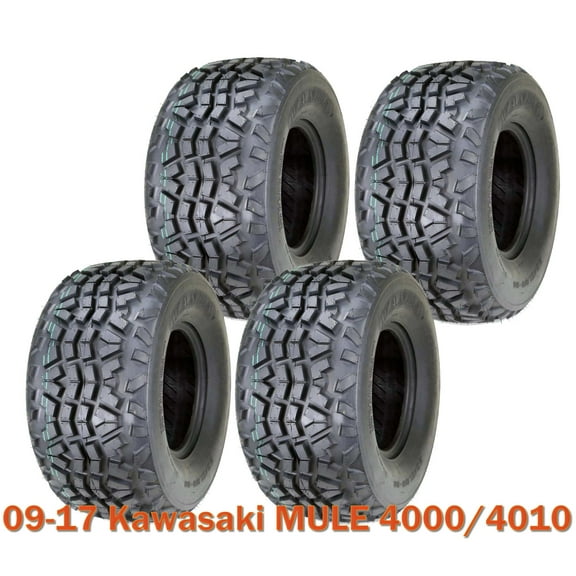 Set 4 Utility ATV tires 23x11-10 for 09-17 Kawasaki MULE 4000/4010 High Load Cap