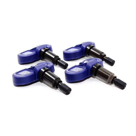 Set of 4 Veritek VPS001-TeslaBTH TPMS 433mhz Tire Pressure Sensors wtih Black Aluminum Valve Stems for Tesla Model 3 Y Bluetooth Models 1490701-01-B Aftermarket Replacement