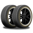 thumbnail image 1 of Set of 4 Vogue Custom Built Radial VIII 235/55R17 99H White/Gold Sidewall Tires 0.2080.931 / 235/55/17 / 2355517 Fits: 2014-17 Ford Escape SE, 2018-19 Ford Escape SEL, 1 of 3