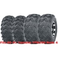 thumbnail image 1 of Set 4 WANDA ATV tires 22x8-10 Front & 25x12-9 Rear 89-91 Yamaha YFM250 Moto 4, 1 of 4