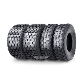 Set 4 WANDA Sport ATV Tires 21x7-10 & 20x10-9 Yamaha YFM350 YFZ450 Banshee 350