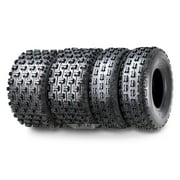 Set 4 Wanda Sport ATV tires 22x7-10 & 20x10-9 Yamaha Raptor 700 700R GNCC Race