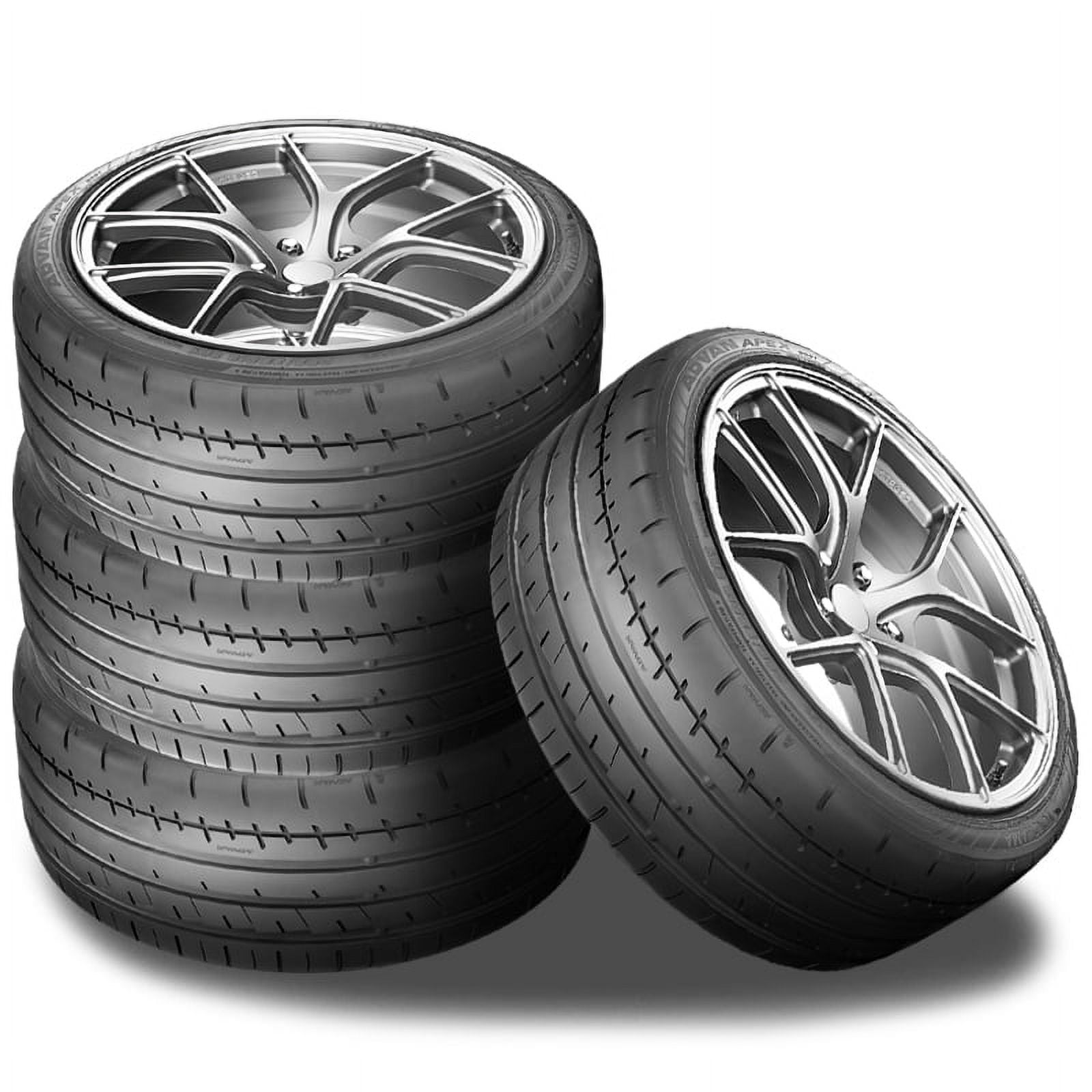 Set of 4 Yokohama ADVAN APEX 275/35R18 99Y Tires 110160147 / 275/35/18 / 2753518 Fits: 2006-07 Chevrolet Corvette Z06, 2008 Chevrolet Corvette 427 Limited Edition Z06