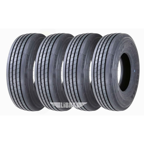 Gremax All Steel Heavy Duty Radial ST 225/75R15 14 PR Load Range G-11076 Trailer Tires, Set of 4