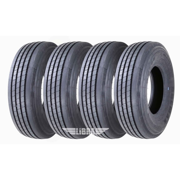 Gremax All Steel Heavy Duty Radial ST 225/75R15 14 PR Load Range G-11076 Trailer Tires, Set of 4