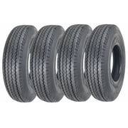 Set 4 ZEEMAX Heavy Duty Trailer Tire ST 205/90D15 7.00-15 10 PR Load Range E -11024
