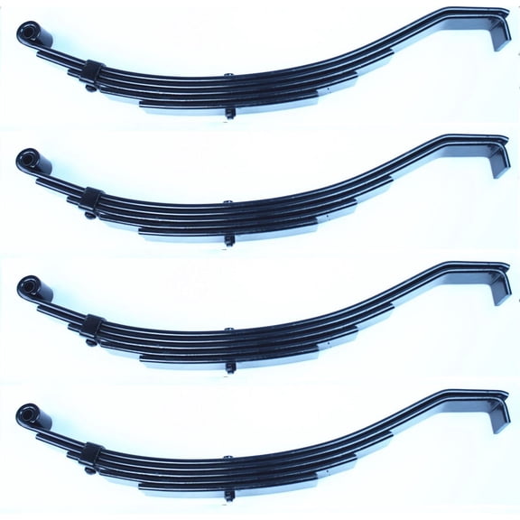 (Set 4) trailer leaf spring 5 leaf slipper 3500lbs for 7000 lbs 7K axle