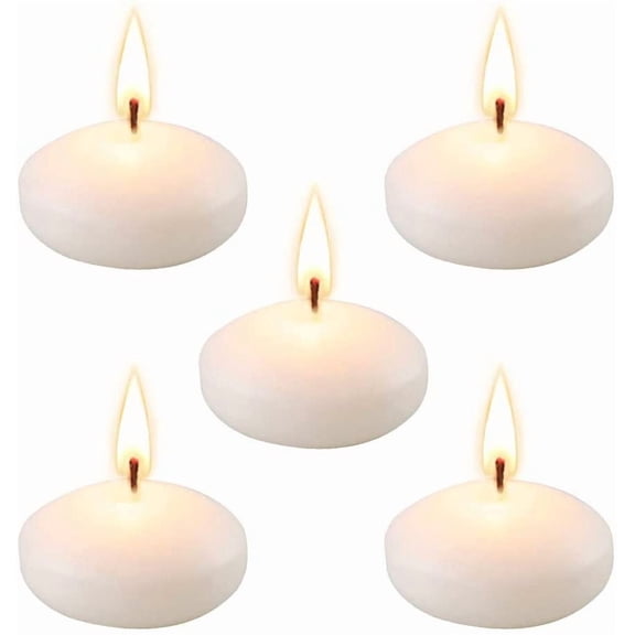 Set of 48 Unscented Floating Candles for Centerpieces, 2 Inch Small Floating Candles for Holiday, Weddings, Parties, Special Occasions and Christmas Home Decorations