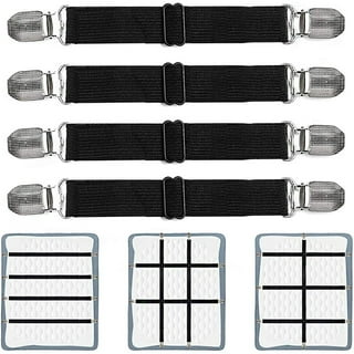 ZHOUBIN Bed Sheet Straps Suspenders Clips Under Mattress for Keep Sheets in  Place White, Set of 2 - Yahoo Shopping