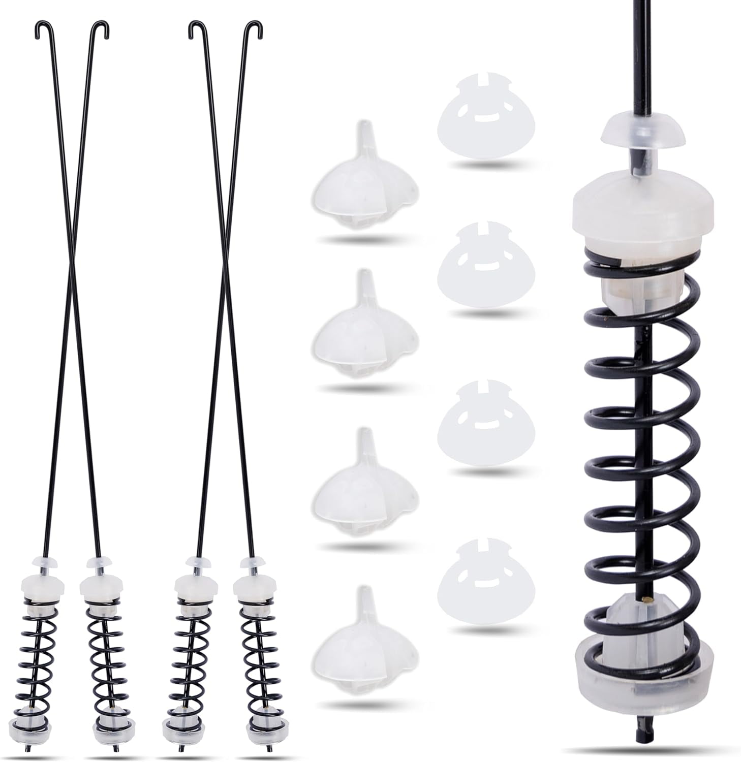 Set 4Pcs Washer Suspension Rod Kit Replaces W10780048 For Admiral