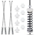 thumbnail image 1 of Set 4Pcs Washer Suspension Rod Kit Replaces W10780048 For Admiral ATW4675YQ1, Whirlpool WTW4800XQ4 WTW4800XQ1 WTW4800XQ2, 1 of 5