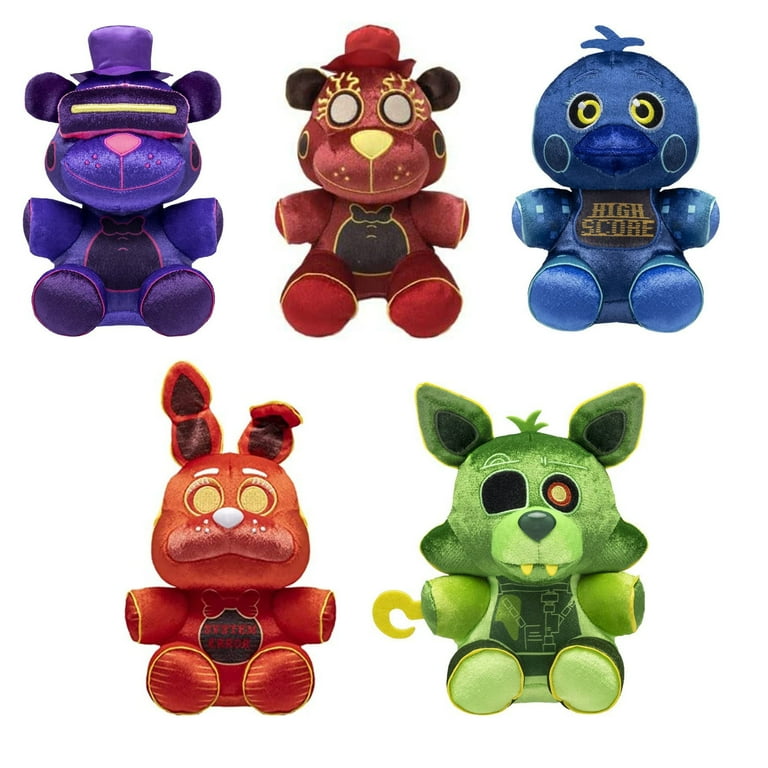 Set 5 High Score Plush - 8 Chica Freddy Foxy Bonnie Five Night at