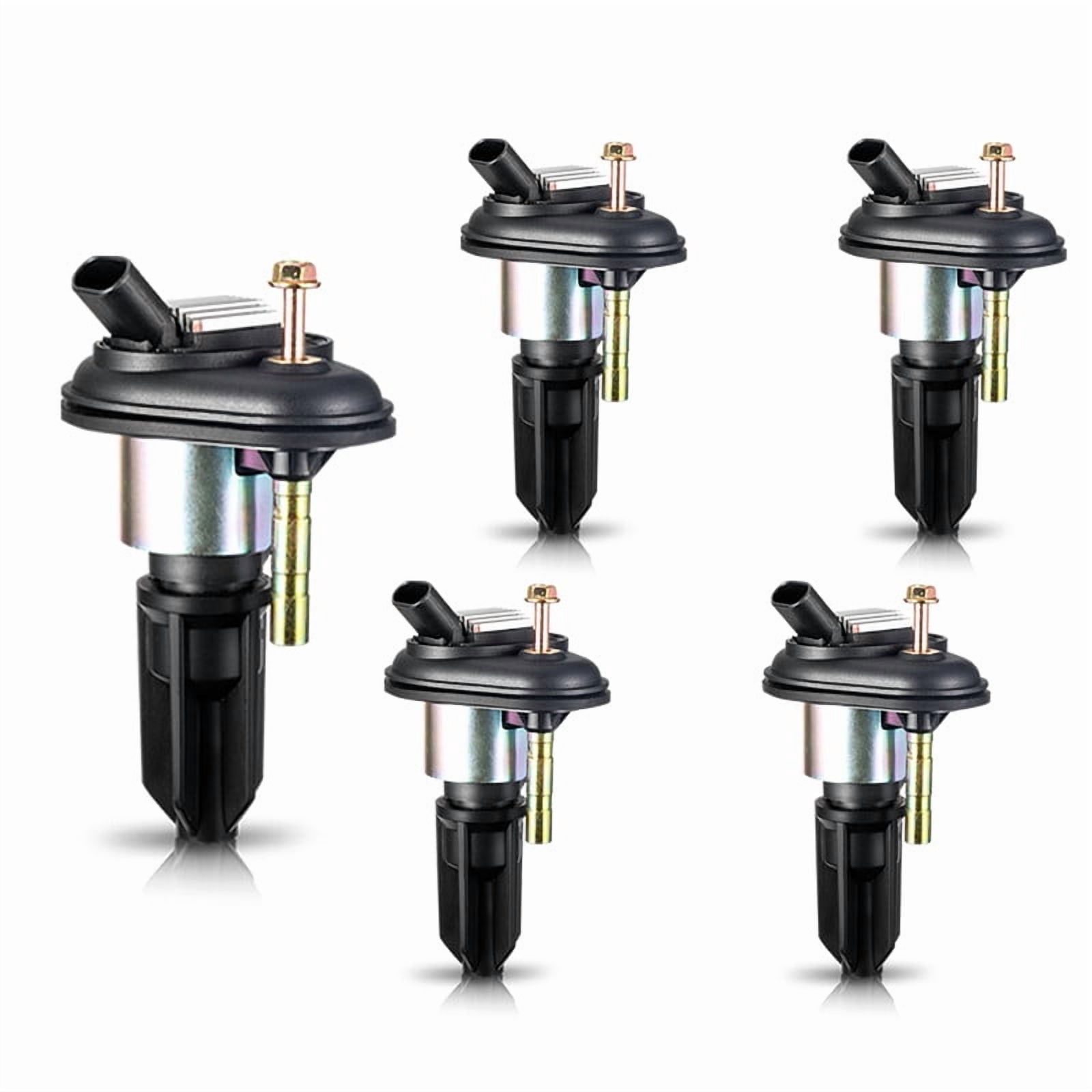 Set of 5 ISA Ignition Coil Compatible with Isuzu Chevrolet GMC Buick Ascender i-280 i-290 i-370 i-350 Colorado Canyon H3 Rainier Trailblazer Envoy 2.8L 2.9L 3.5L 3.7L 4.2L Replacement for UF303