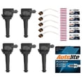 thumbnail image 1 of Set of 5 ISA Ignition Coil & 5 Copper Core Spark Plug & 5 Ignition Coil Connector for 1999-2007 Volvo V70 S80 C70 S60 XC90 S70 XC70 l5 l6 2.3L 2.4L 2.5L 2.8L 2.9L Replacement For UF341, 1 of 5