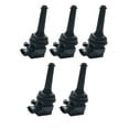 thumbnail image 1 of Set of 5 ISA Ignition Coils Compatible with 1999-2005 Volvo C70 L5 2.4L 1999-2003 Volvo S80 L6 2.8L 2003-2006 Volvo V70 L5 2.5L Replacement for UF341 C1258, 1 of 5