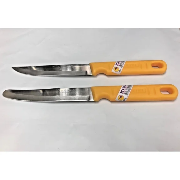 Set 511+ 512 Kiwi Thai Chef Knife Cook Knives Plastic Handle Blade