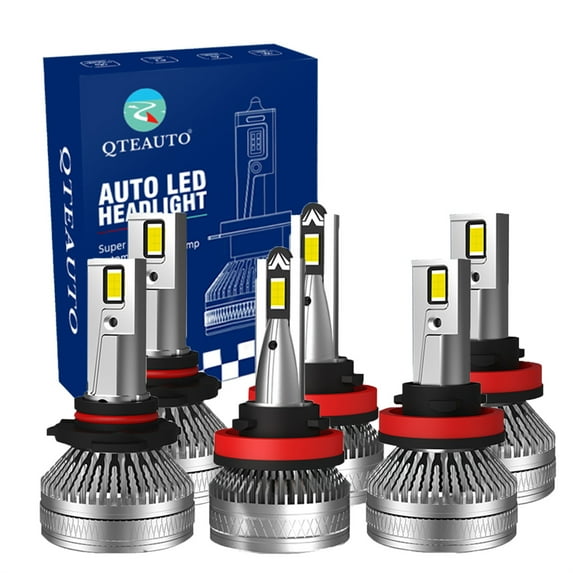 Set of 6 9005/HB3/H10 H8/H9/H11 LED Bulb Super Bright Daytime Running High Beam Low Beam 140W, 12V, 6000K, 30,000 hours, Waterproof rate IP68, -15c~105c For 2014-2016 Jeep Grand Cherokee