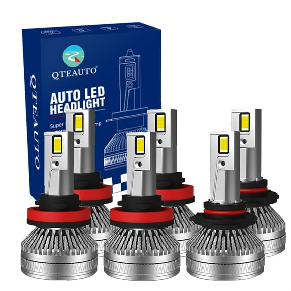 Set 6 9005/HB3/H10 H8/H9/H11 LED Bulb Super Bright Daytime Running High Beam Low Beam 140W, Voltage 12V, 6000K, 30,000 hours, Waterproof rate IP68, -15c~105c For 2014-2016 Jeep Grand Cherokee