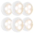 Set of 6 BatteryOperated UnderCounter Lights Dimmable Lights