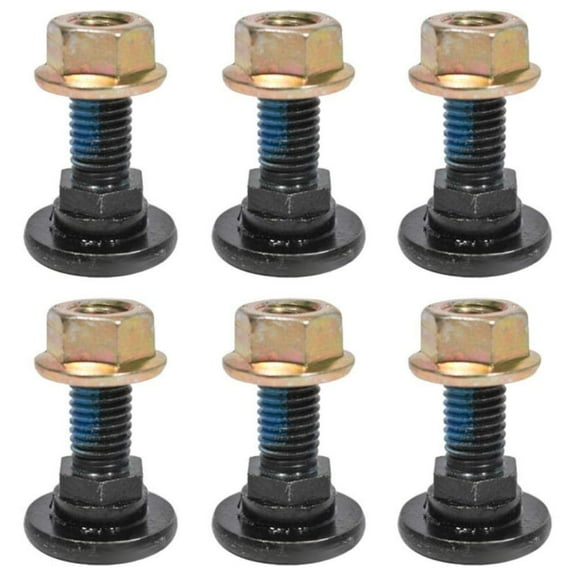 Set of 6 Blade Bolt & Nut Fits John Deere 500R 525 530 535 625 630 635 730 735 830 835 910 915 916 920 925 926 930 935 936 945 946 955 956 990 994 995 Models Replaces AE71254 E80242m E92221 FH313555